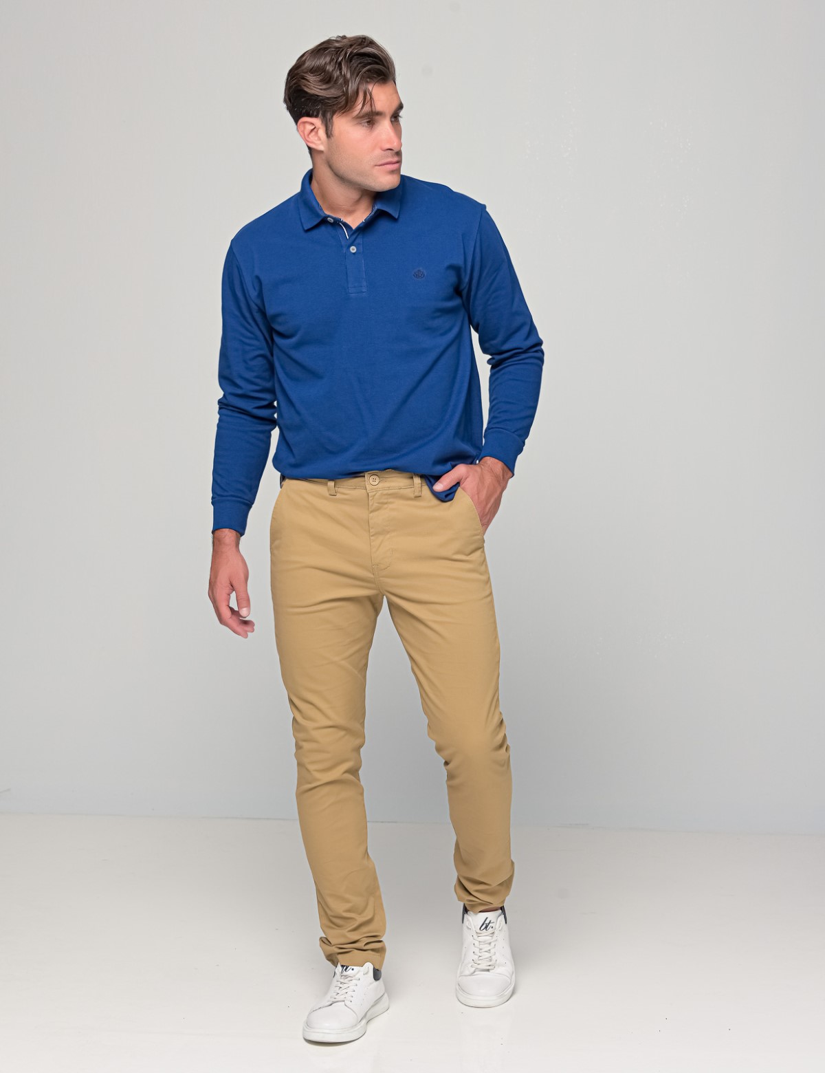 Lee Chinos Ανδρικό μπεζ παντελόνι L71LTY60 φωτογραφία